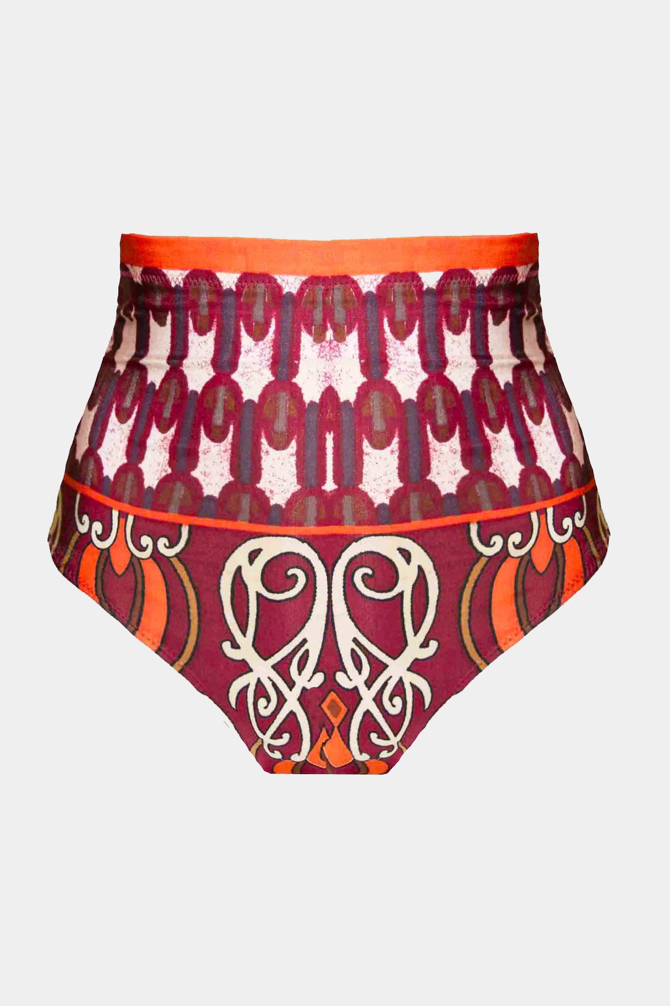 Hoch taillierter Slip SWIM - CLARA - PRINT
