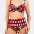Clara - High-waisted fashion swimwear panty