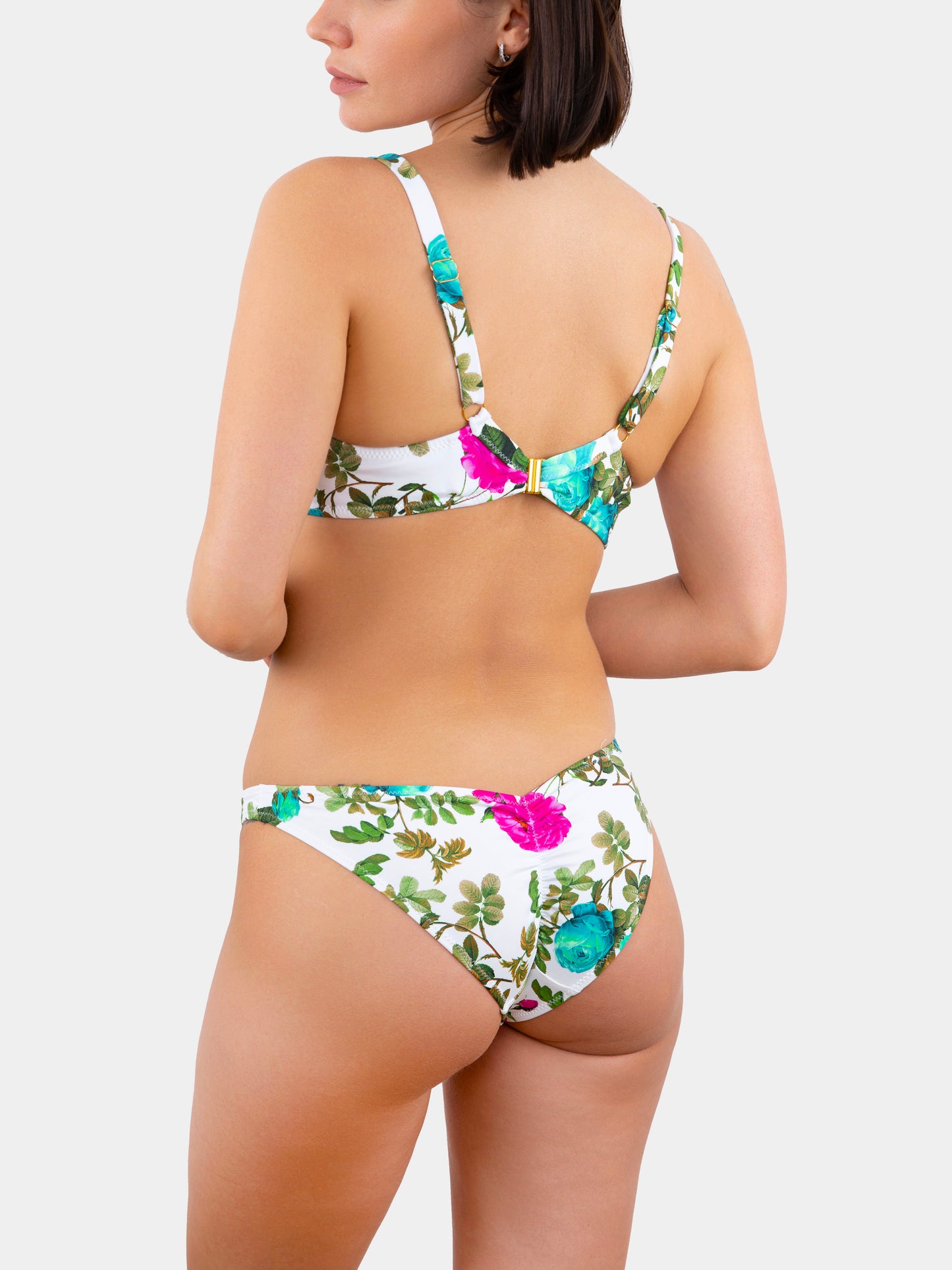 SEMI BRA SWIM - ROSALINDA - WHITE PRINT