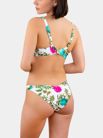 SEMI BRA SWIM - ROSALINDA - WHITE PRINT