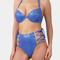Vivienne - Blue - Push-up bra