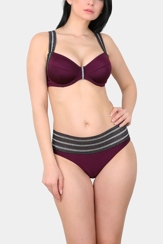 SWIM - FLORENCE - BORDO - BRA SEMI