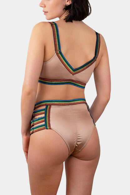 BRA SWIM - GALAXY - COFFEE