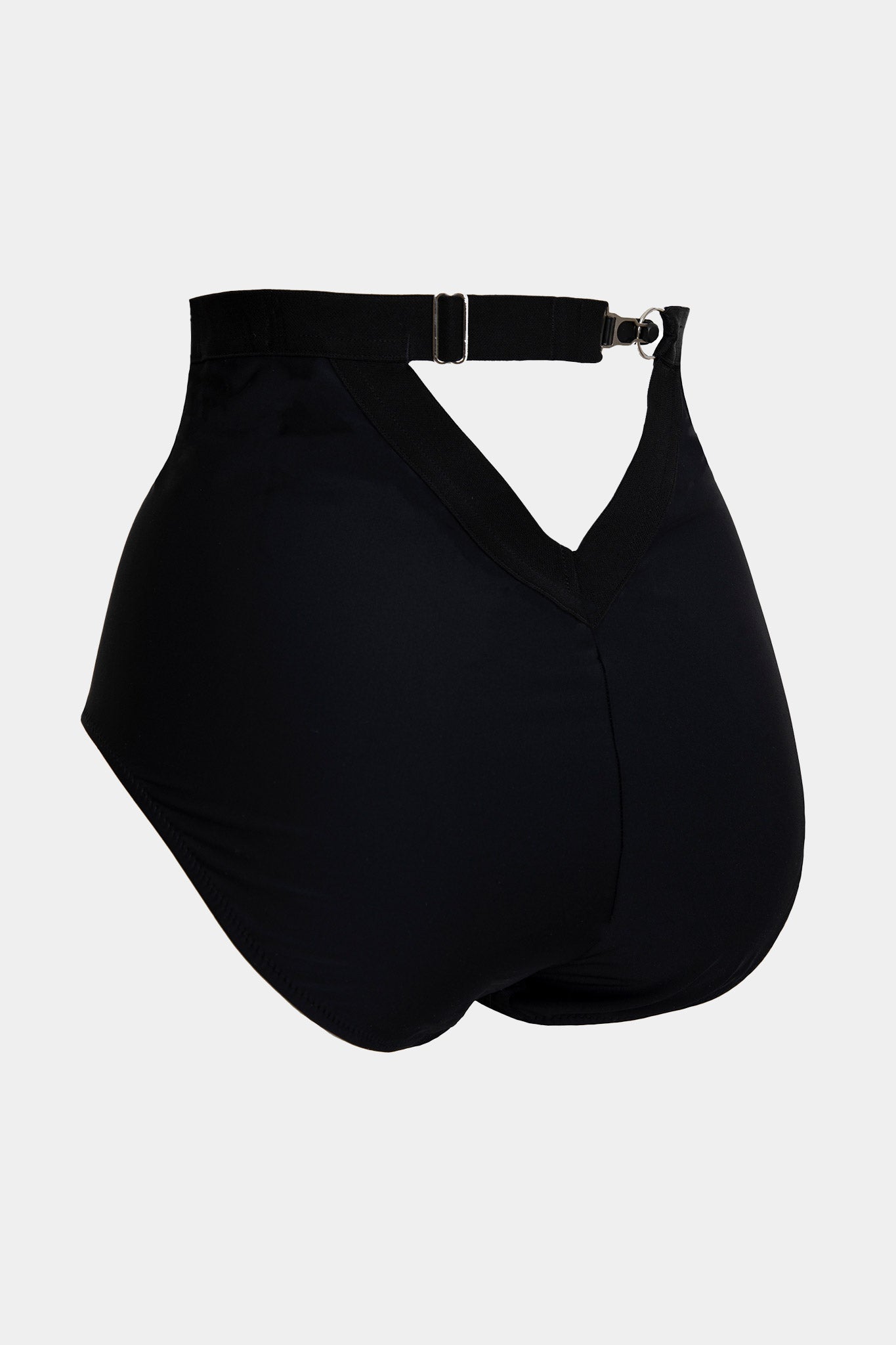 HIGH WAISTED PANTY SWIM - BLOSSOM - BLACK