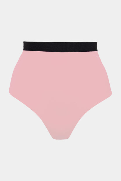 HIGH WAISTED PANTY SWIM - BLOSSOM - PINK