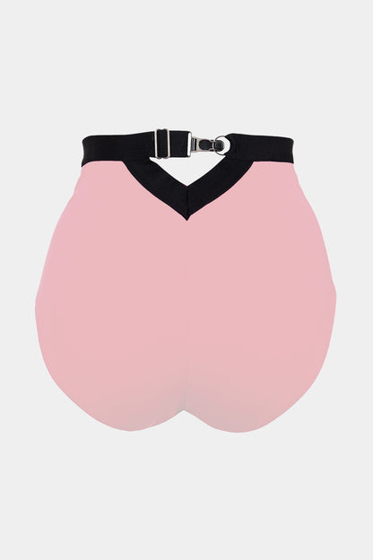 HIGH WAISTED PANTY SWIM - BLOSSOM - PINK