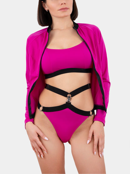 SWIM - BLOSSOM - FUCHSIA - RASHGUARD