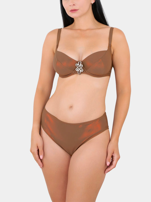 SWIM - TENERIFE - BRONZE - HIGH-WAISTED PANTY