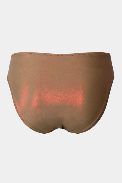 HIGH WAISTED PANTY SWIM - TENERIFE - BRONZE