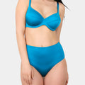 Catrina - Blue - High-waisted panty