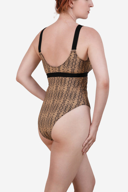 PITON - ПРИНТ - СЛИТНЫЙ КУПАЛЬНИК 