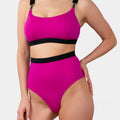 SWIM - BLOSSOM - FUCHSIA - HIGH-WAISTED PANTY