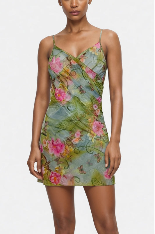 SUN ON THE BEACH - GREEN - TUNIC