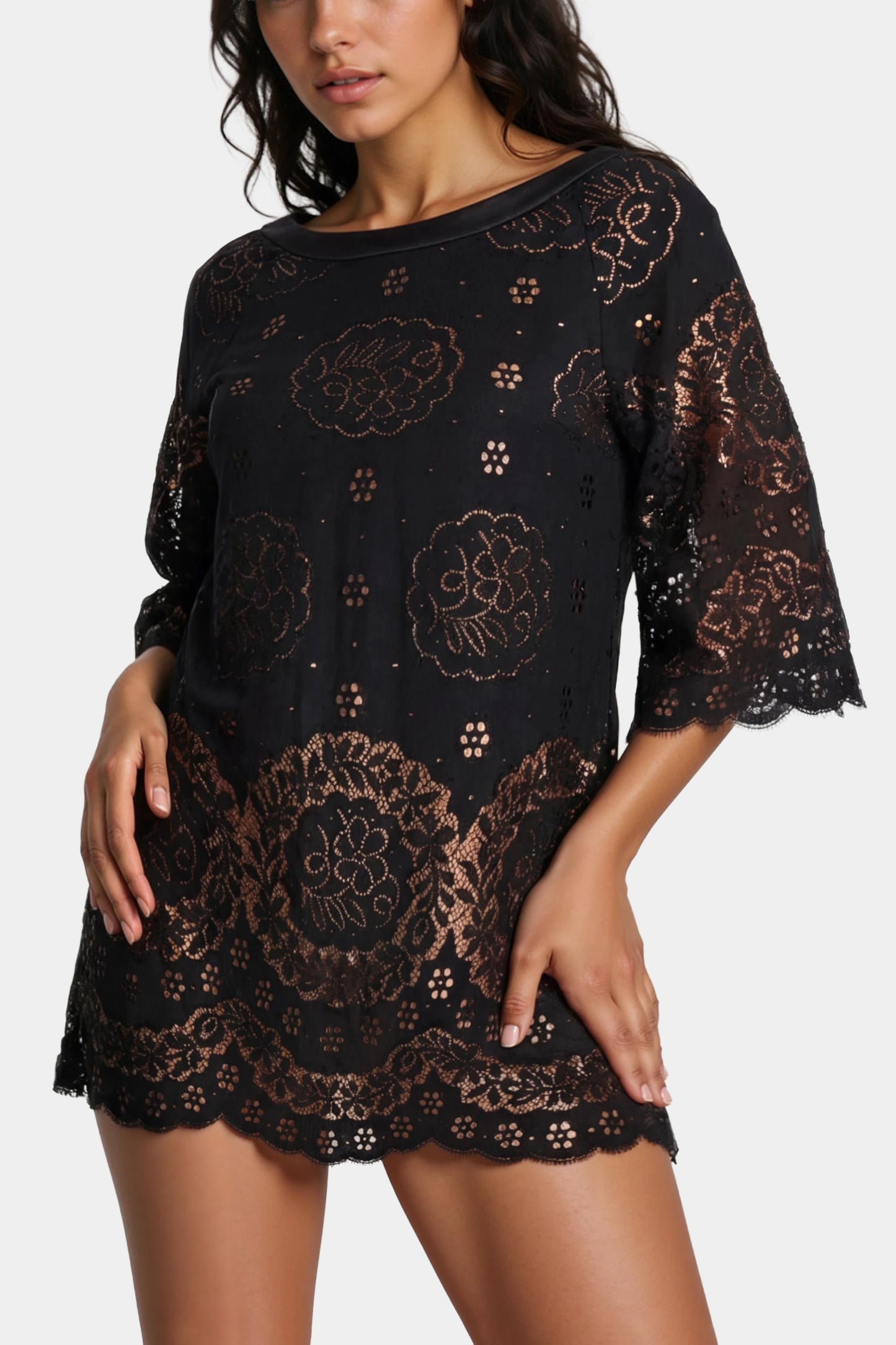 EMILIA - BLACK - TUNIC