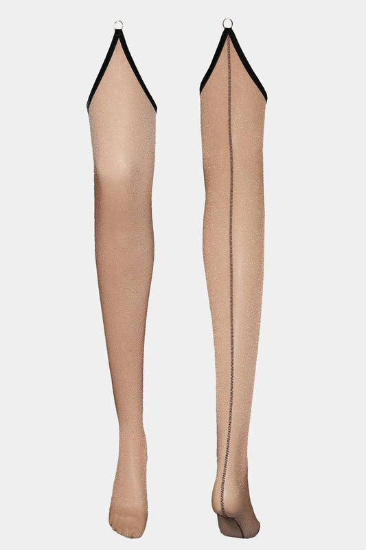 APHRODITE - SKIN/BLACK - STOCKINGS