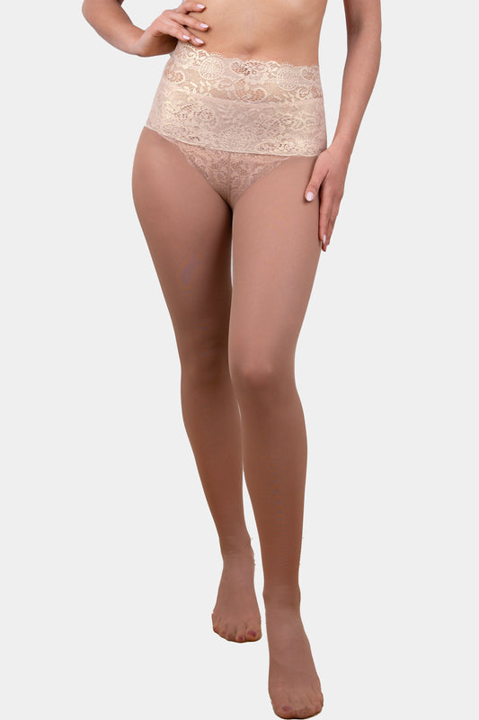 TIGHTS - VIOLA - PEONY/SKIN