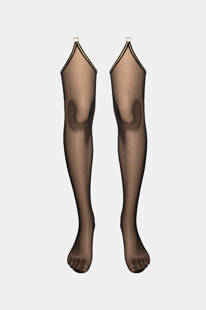 STOCKINGS - BLACK QUEEN - BLACK GOLD