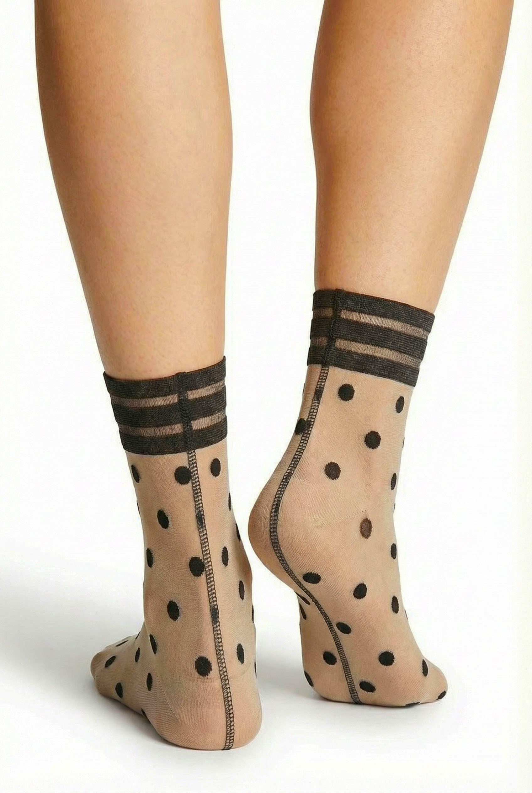 Elita - Горошек - Носки из шелковистой ткани