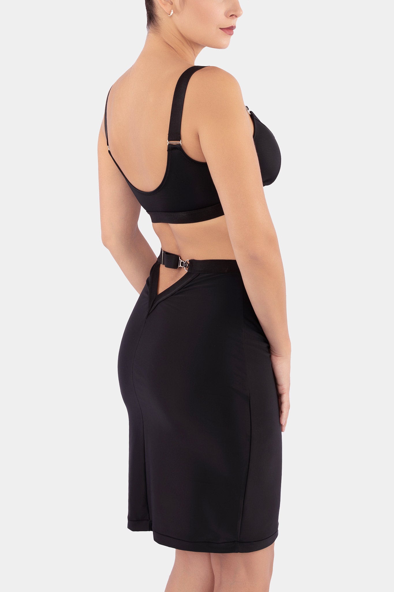SKIRT SWIM - BLOSSOM - BLACK