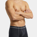 Boxer - Black - Men’s viscose Boxer Briefs – Soft & Comfortable Fit