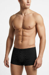 Boxer - Black polka dots - Men’s viscose Boxer Briefs – Soft & Comfortable Fit