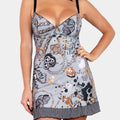 NIGHT DRESS - ANNA - GREY