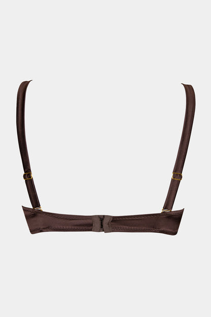 PUSH-UP BRA - BACARDI - CHOCOLATE