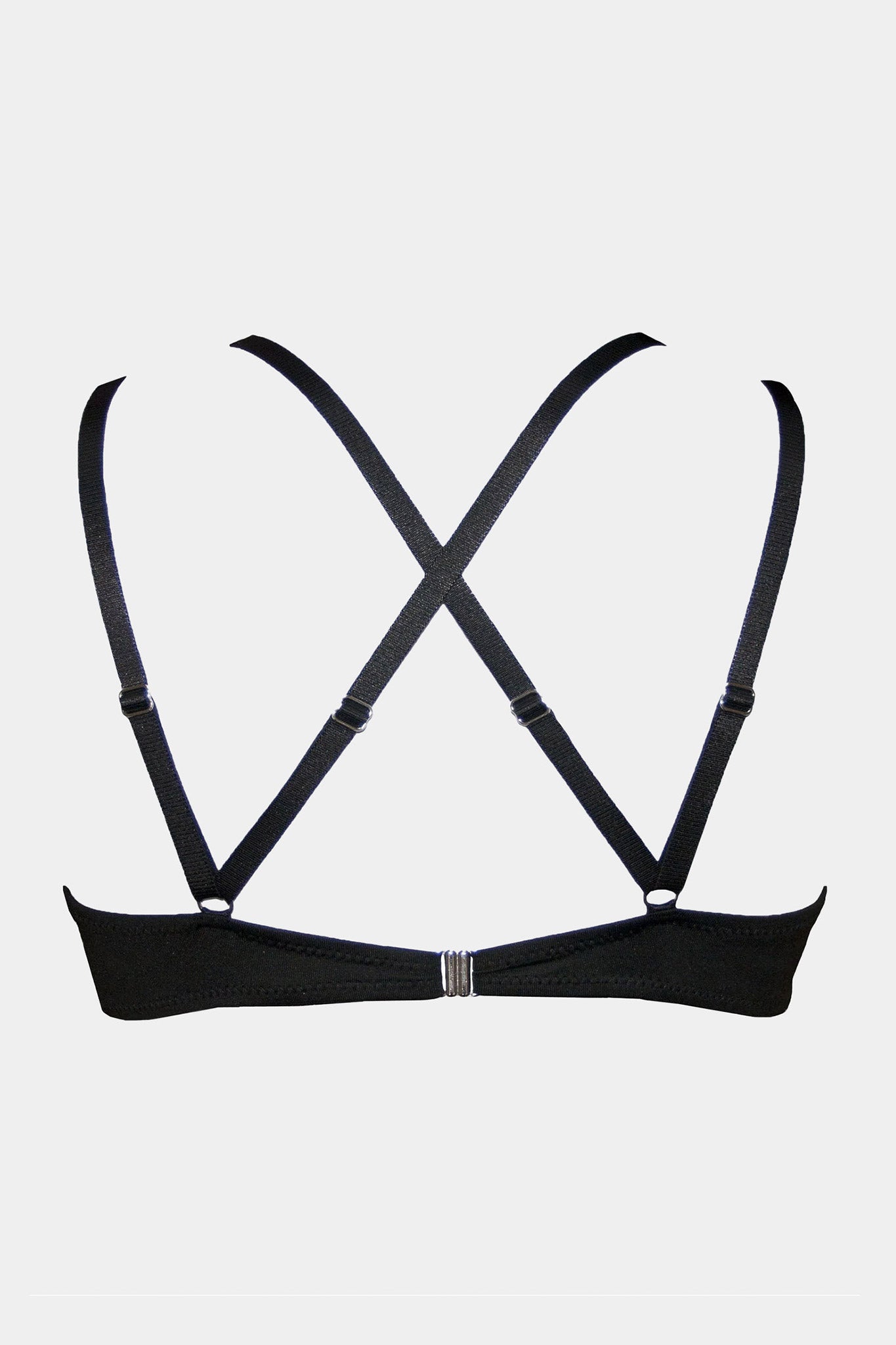PUSH-UP BRA SWIM - BLACK MOON - BLACK GREY