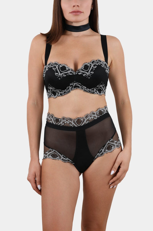 VERONA - BLACK - PANTY