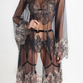 Casino - Black - Peignoir