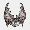 Casino - Nude/Black - Padded push-up bra
