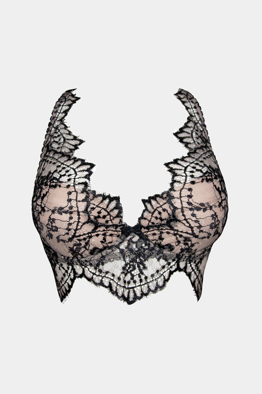 PUSH-UP BRA - CASINO - COFFEE BLACK