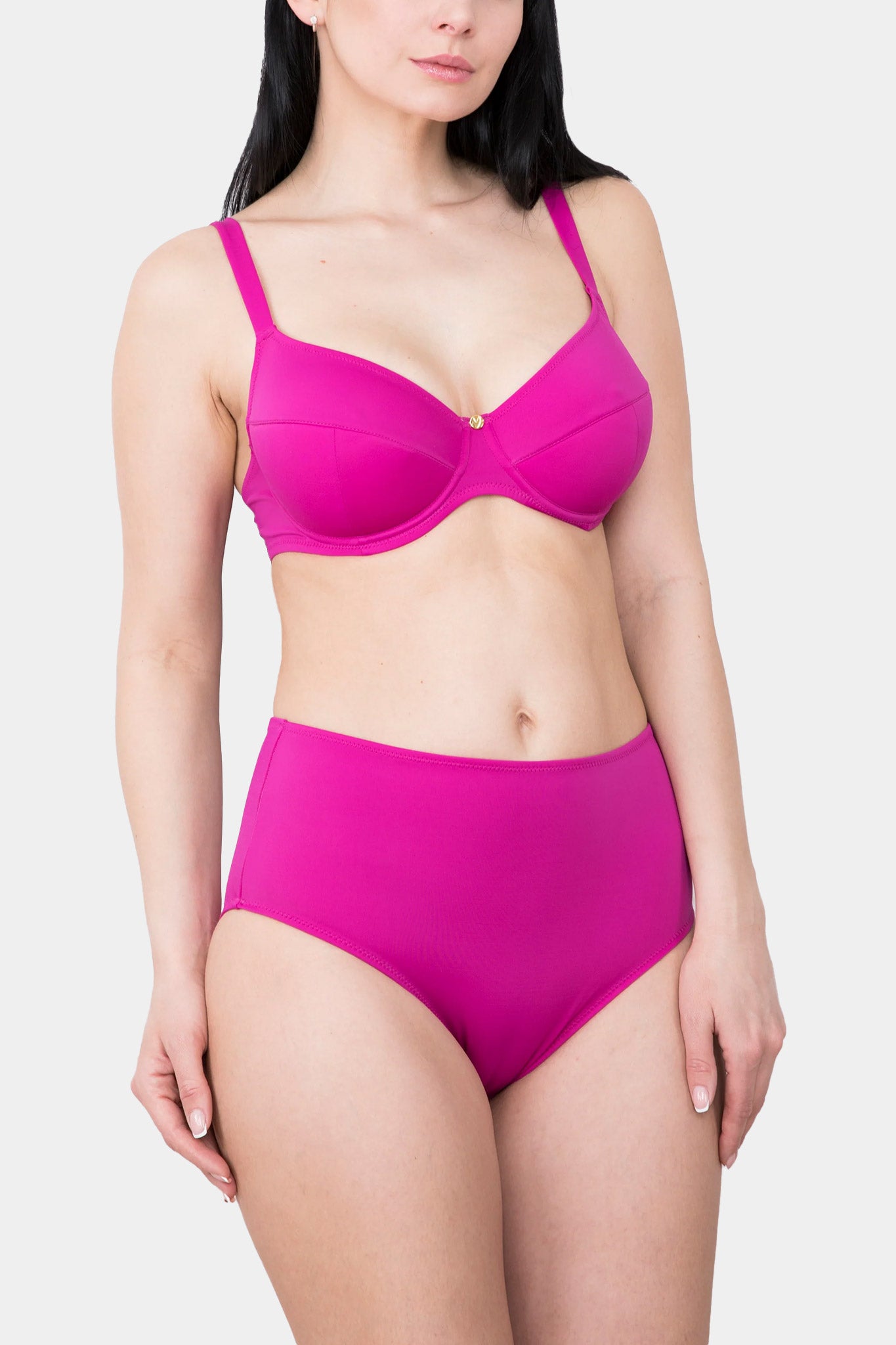Catrina - Fuchsia - High-waisted panty