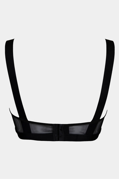 SOFT CUP BRA - COFFEE LATTE - BLACK