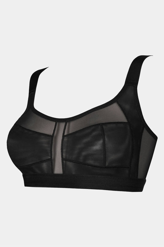 SOFT CUP BRA - COFFEE LATTE - BLACK