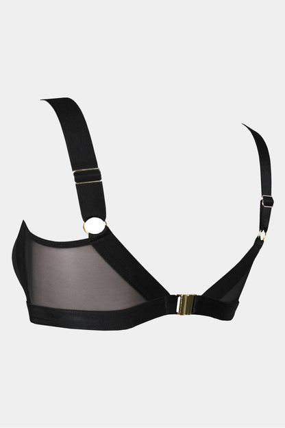 SOFT CUP BRA - COFFEE LATTE - BLACK