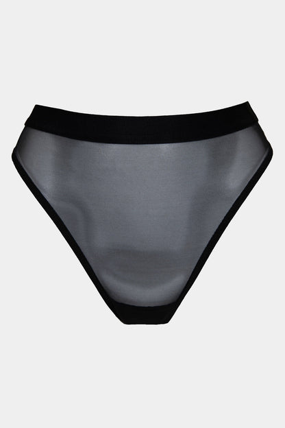 PANTY - COFFEE LATTE - BLACK