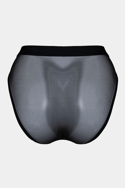 PANTY - COFFEE LATTE - BLACK