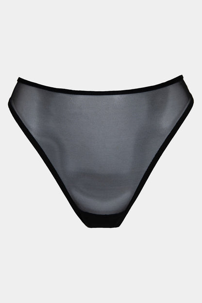 PANTY - COFFEE LATTE - BLACK