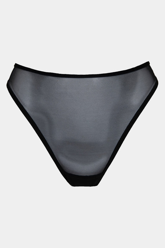 PANTY - COFFEE LATTE - BLACK