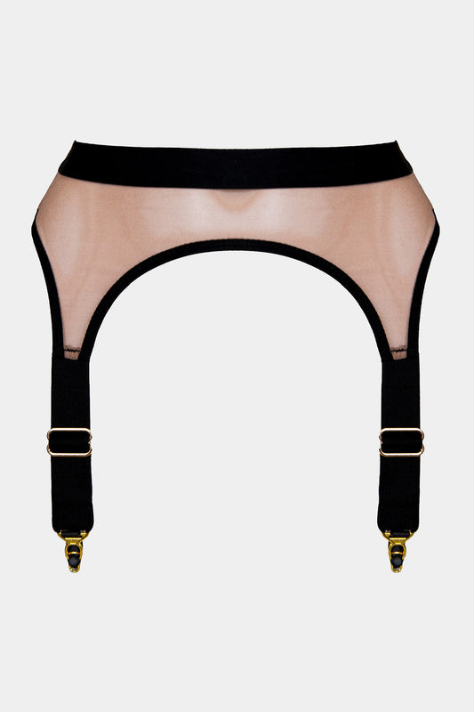 SUSPENDER BELT - COFFEE LATTE - COFFEE BLACK