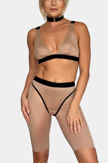 TRIANGLE BRA - COFFEE LATTE - COFFEE BLACK