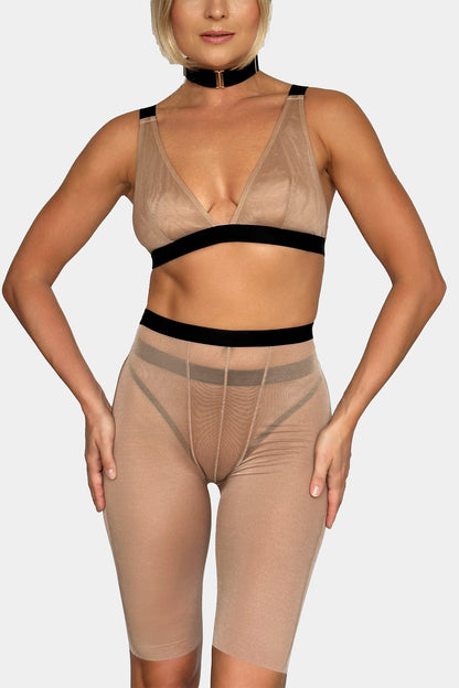 TRIANGLE BRA - COFFEE LATTE - COFFEE BLACK
