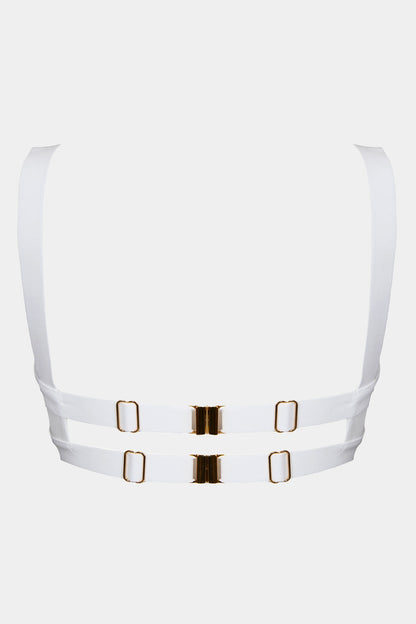 PUSH-UP BRA - COFFEE LATTE - WHITE