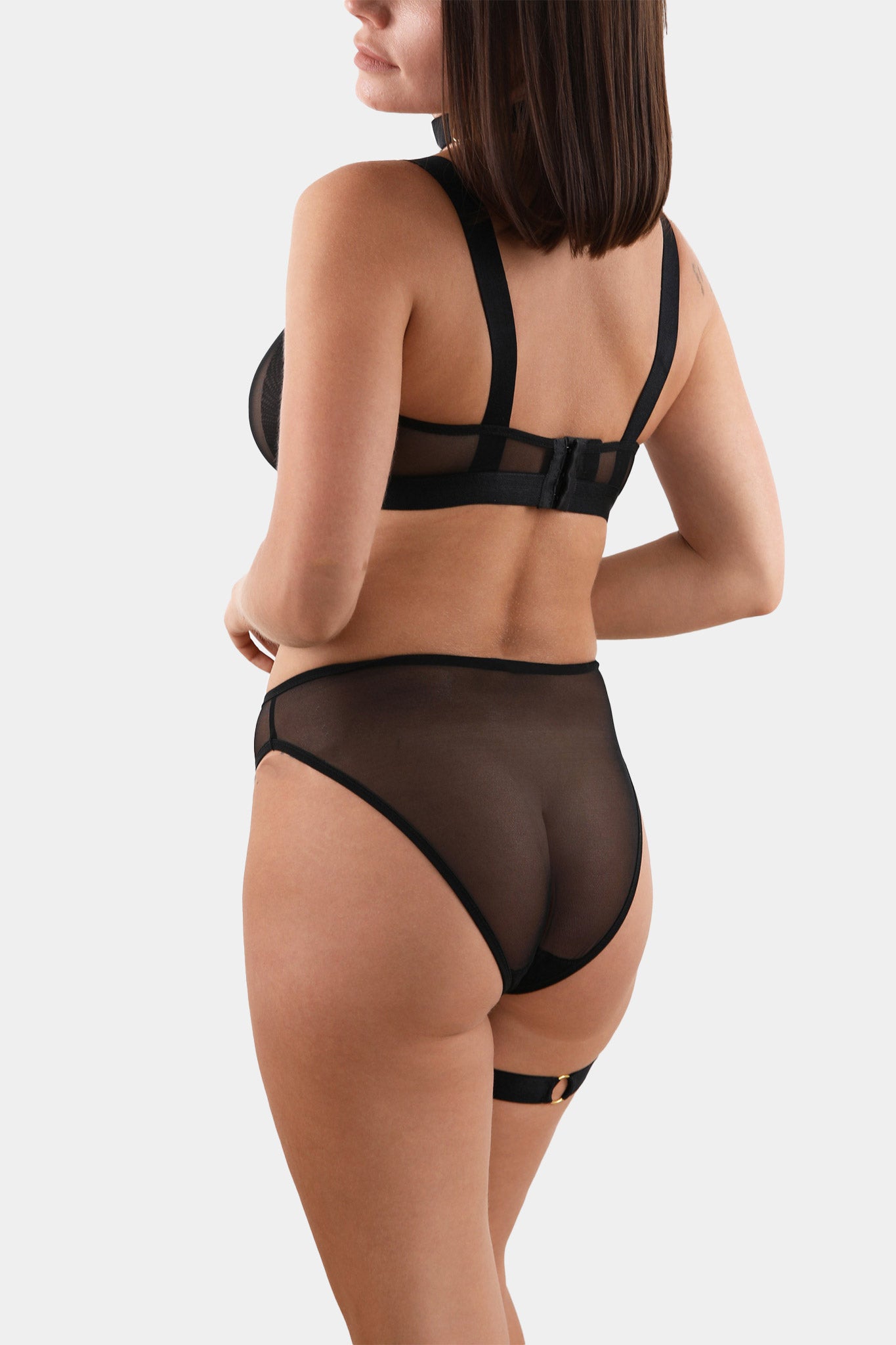 SOFT CUP BRA - COFFEE LATTE - BLACK