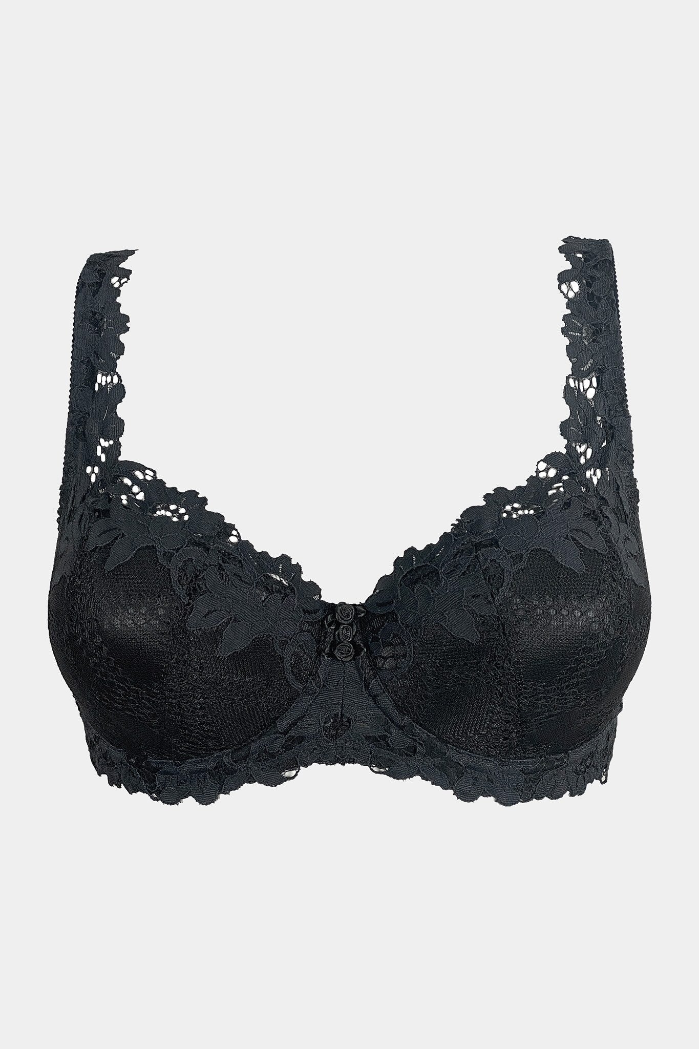 Daniella - Black - Balconette bra