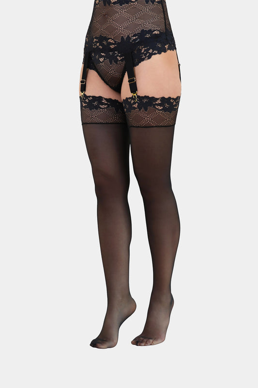STOCKINGS - DANIELLA - BLACK