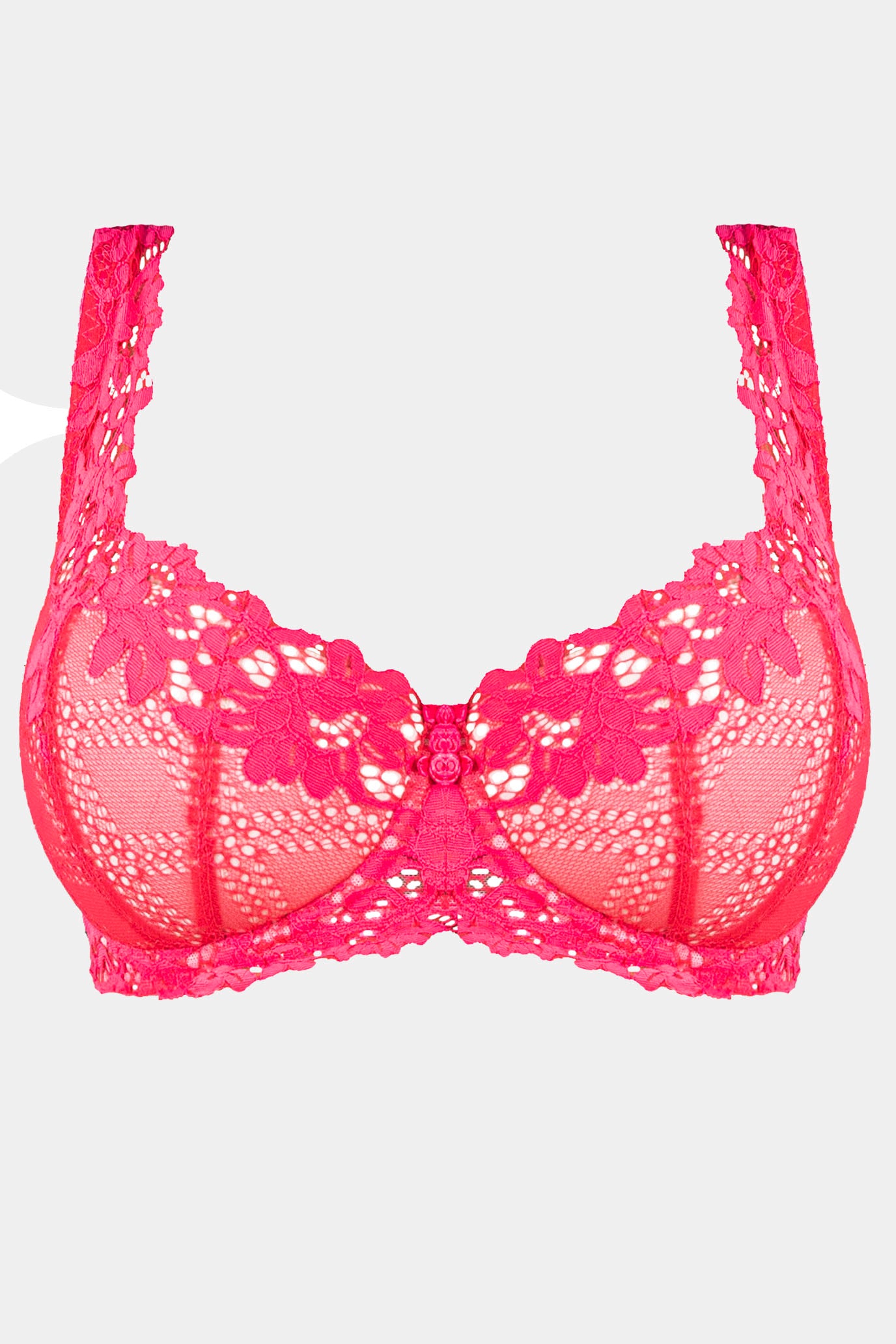 Daniella - Fuchsia - Balconette bra