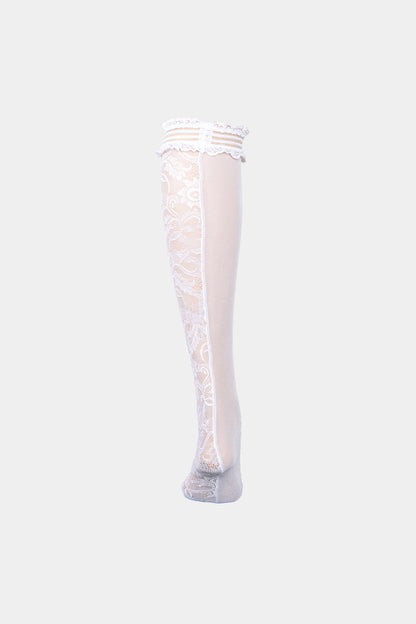 LONG SOCKS - ELITA - WHITE