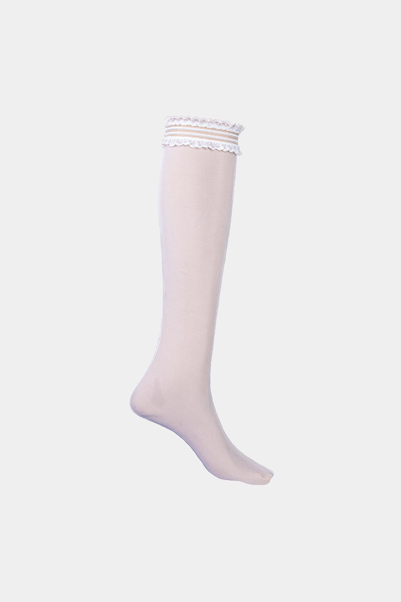 LONG SOCKS - ELITA - WHITE